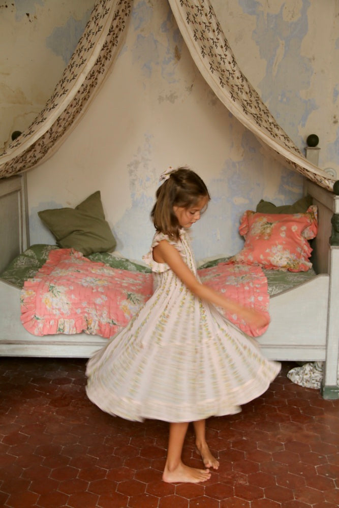 ワンピース Bonjour Ibiza dress 4Y Bonjour diary Ibiza Dress (tropical print)※4y~10y - SEN_TO_SENCE