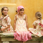 Skirt Dress with Scarf 50*50 cm Antoinette Print crepe