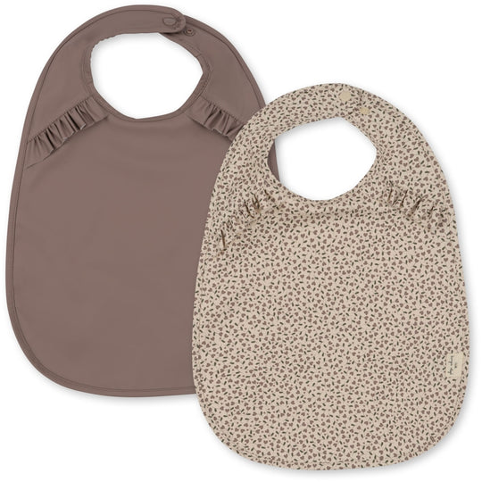 2 PACK DINNER BIB WITH FRILL/MILK TANK