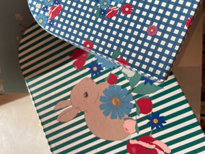 2 PACK SUITCASE/BUNNY TOKKI/BLOSSOM CHECK