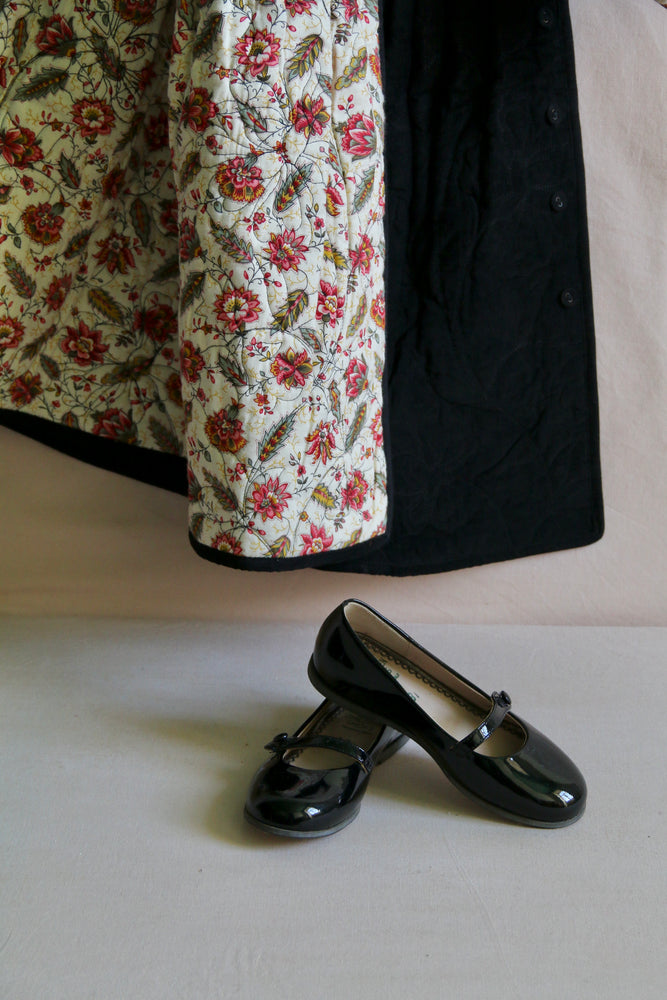 Reversible dress coat Aline print