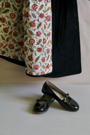 Reversible dress coat Aline print