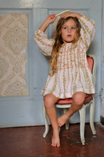 Blouse Smocks LS Farandole Flowers