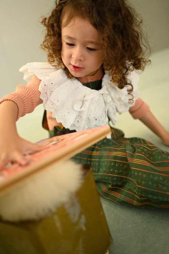 Frilled Lace Collar/white