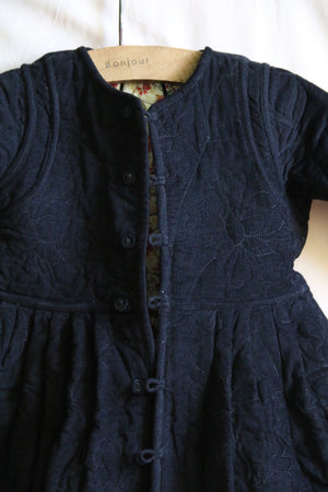 Reversible dress coat Aline print