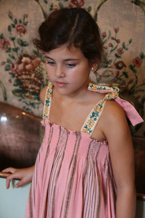 Skirt Dress Transat Pink Stripe