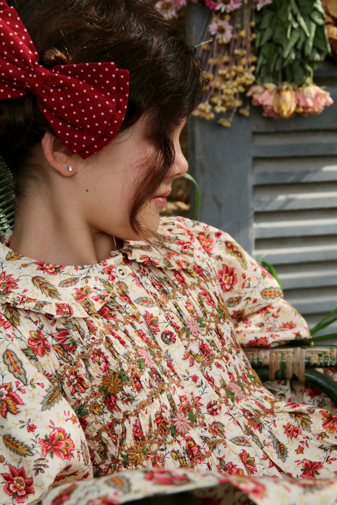 Romantic tunique Aline print
