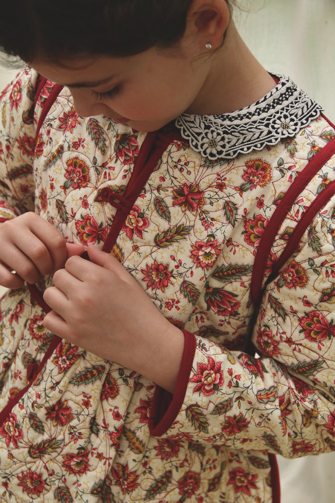 Quilted jacket Aline print