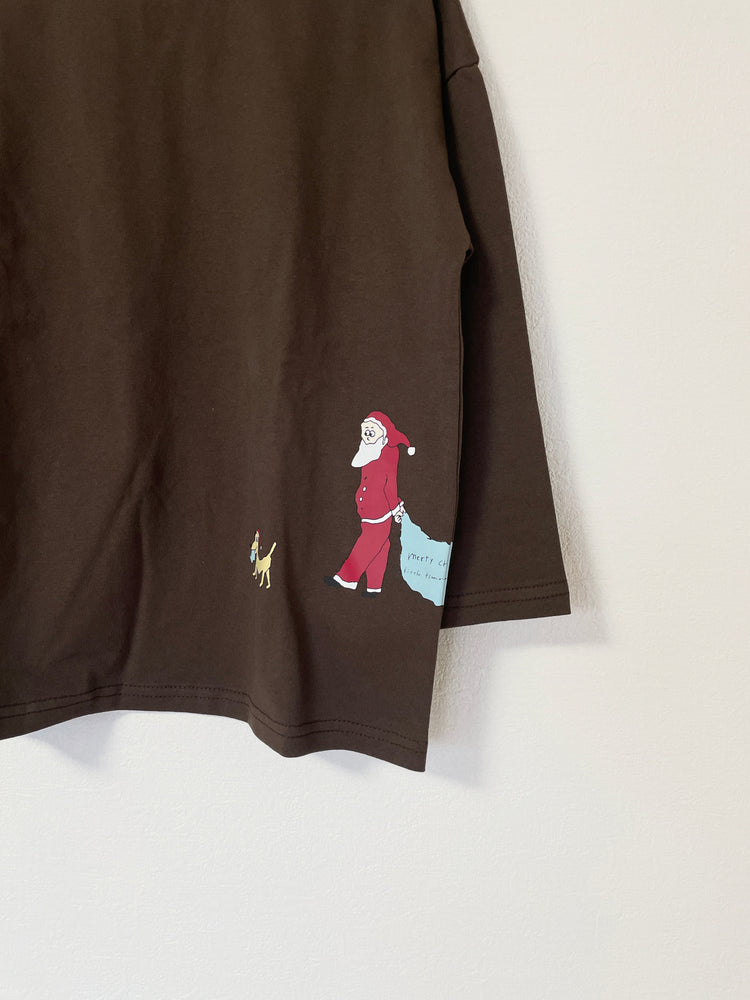 Christmas T-shirt/Dark Brown