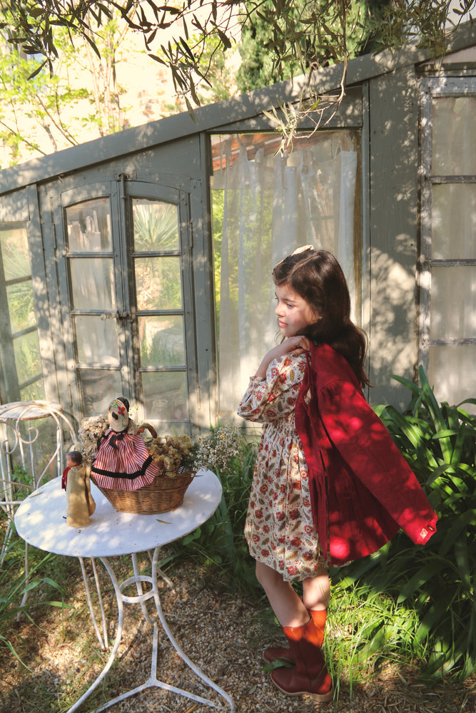 Quilted jacket Aline print