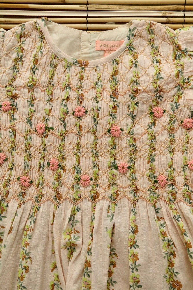 Blouse Smocks LS Farandole Flowers