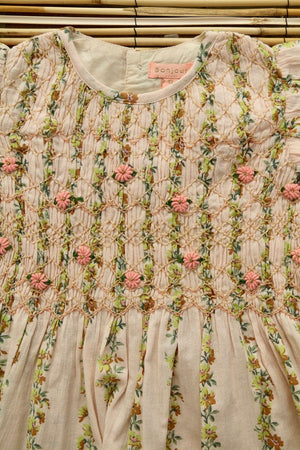 Blouse Smocks LS Farandole Flowers