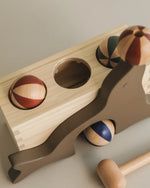 WOODEN HAMMER GAME SEA LION FSC