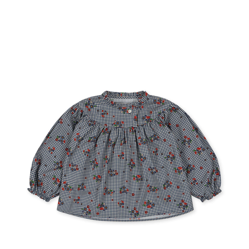 BIBI BLOUSE/BLOSSOM CHECK