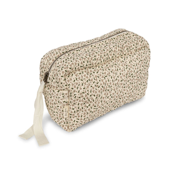 BIG QUILTED TOILETRY BAG/MILK TANK