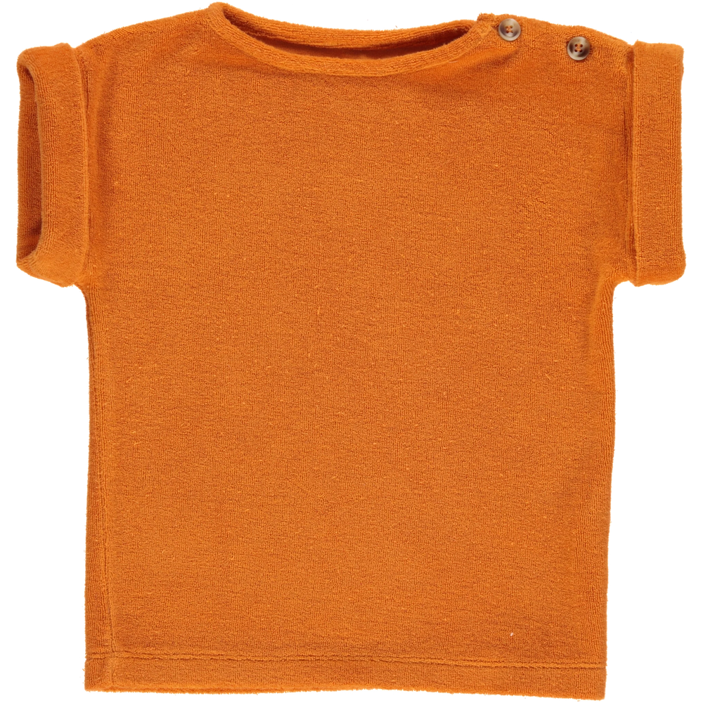 T-SHIRT LAURIER/Russet orange【6M・9M】