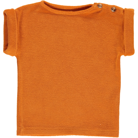T-SHIRT LAURIER/Russet orange【6M・9M】