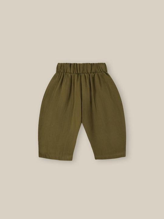 Olive Fisherman Pants