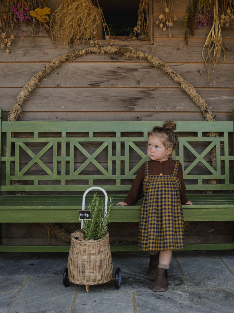 Blueberry Gingham Tribe Skirt