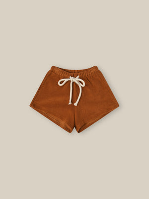 Terracotta Terry Rope Shorts