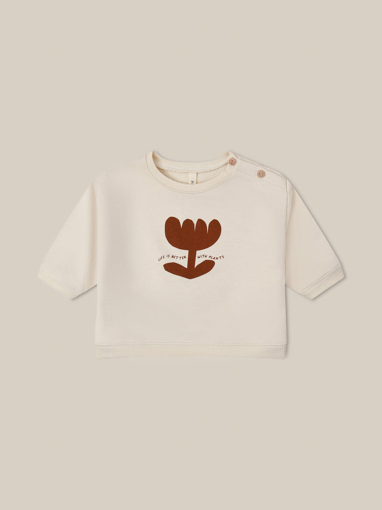 Plant Slogan Sweatshirt
