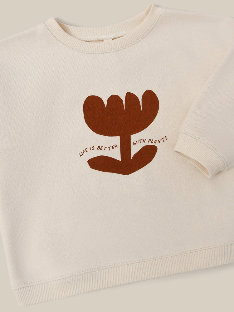 Plant Slogan Sweatshirt