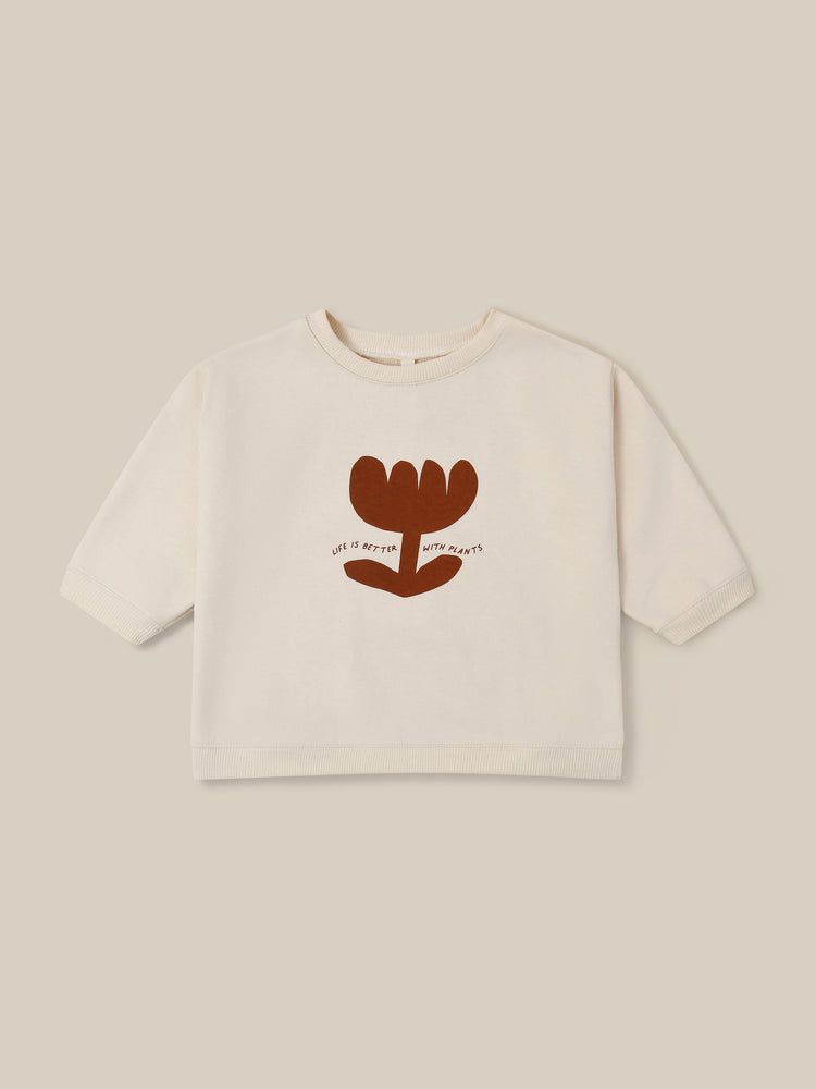 Plant Slogan Sweatshirt