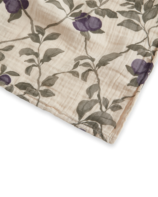 Plum Swaddle Blanket