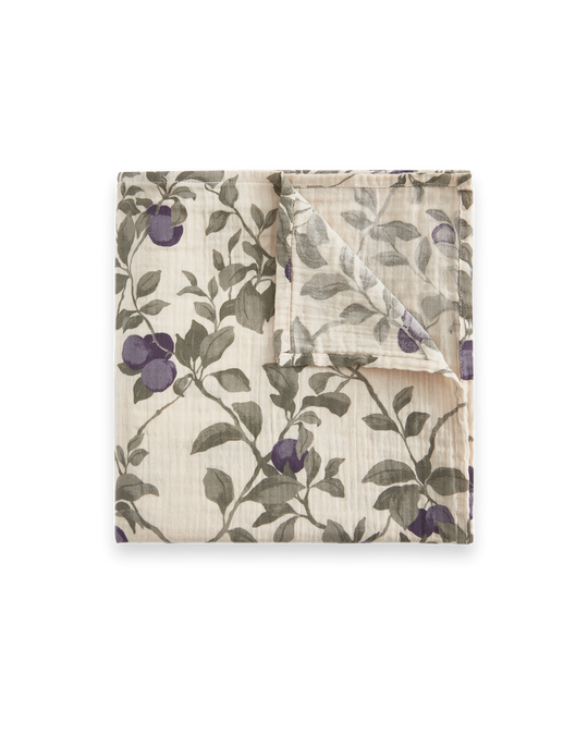 Plum Swaddle Blanket