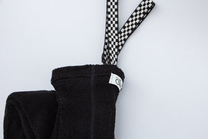 Teddy Warmy Footless Collection Classic Black Checked