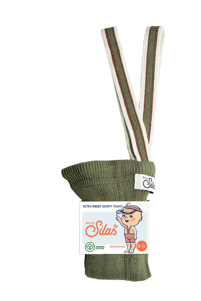 Shorty Tights Collection_Olive Striped