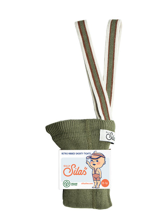 Shorty Tights Collection_Olive Striped