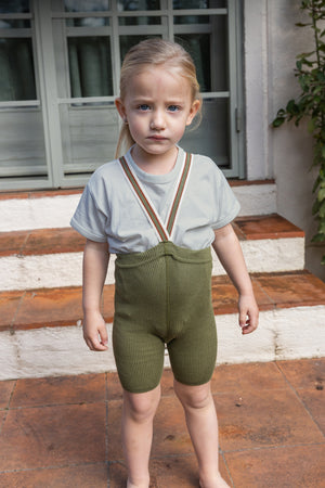 Shorty Tights Collection_Olive Striped