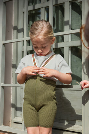 Shorty Tights Collection_Olive Striped