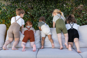 Shorty Tights Collection_Olive Striped
