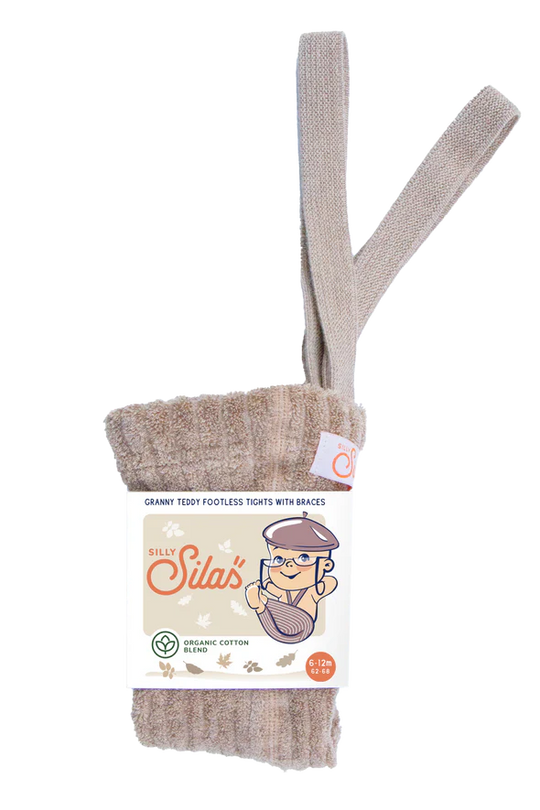 Granny Teddy Warmy Footless Peanut Blend