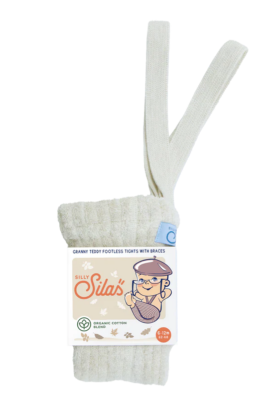 Granny Teddy Warmy Footless Cream Blend