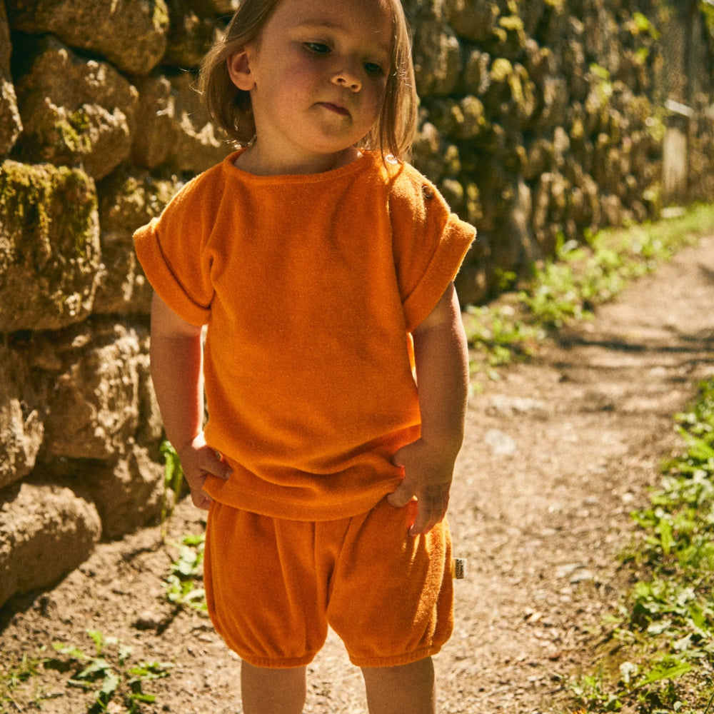 T-SHIRT LAURIER/Russet orange【6M・9M】