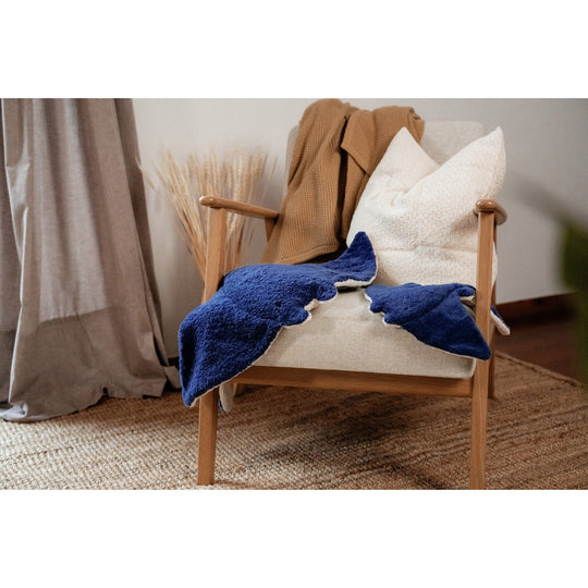 Cuddly Animal Manta small | blue