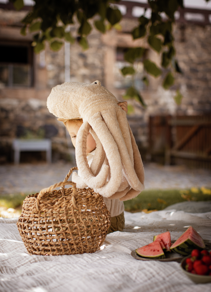 Cuddly Animal Octopus large｜powder SENGER Naturwelt – little flamingo