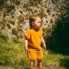 T-SHIRT LAURIER/Russet orange【6M・9M】