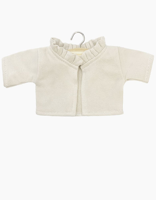 Claudia cardigan in linen fleece