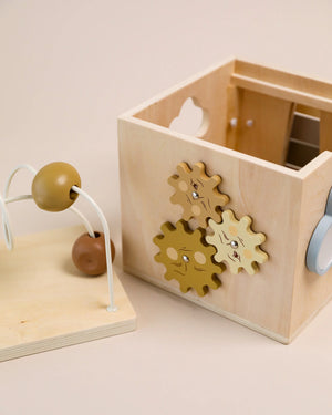 WOODEN ACTIVITY CUBE FSC