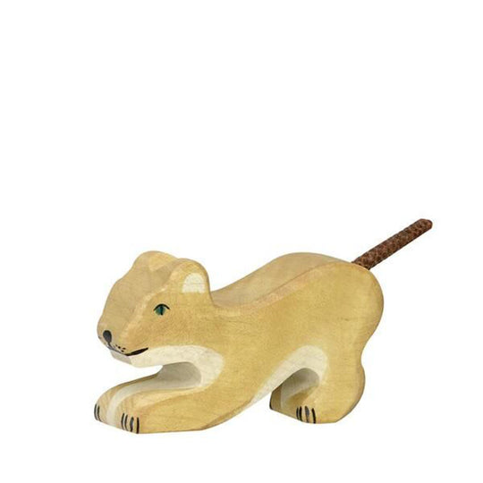 Lion, small, playing