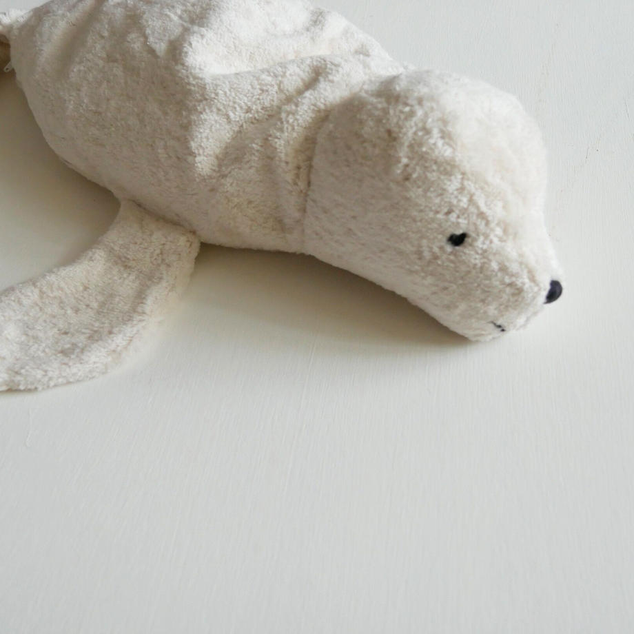 Cuddly Animal Seal / White（L）