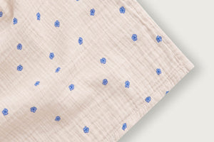 Bleu Muslin Swaddle Blanket