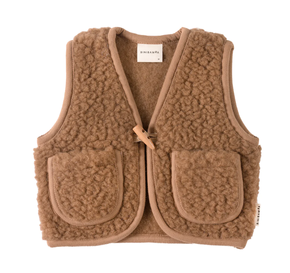 Merino Wool Snugglevest (gilet)/BRUNO【0-6M】