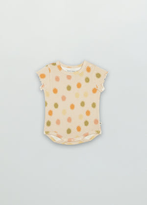 Guido Baby Romper/Sole Print
