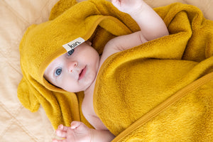 Hooded Towel - Mustard