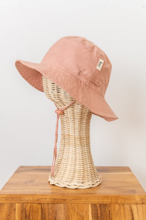 cotton sun hat - Dusty Rose